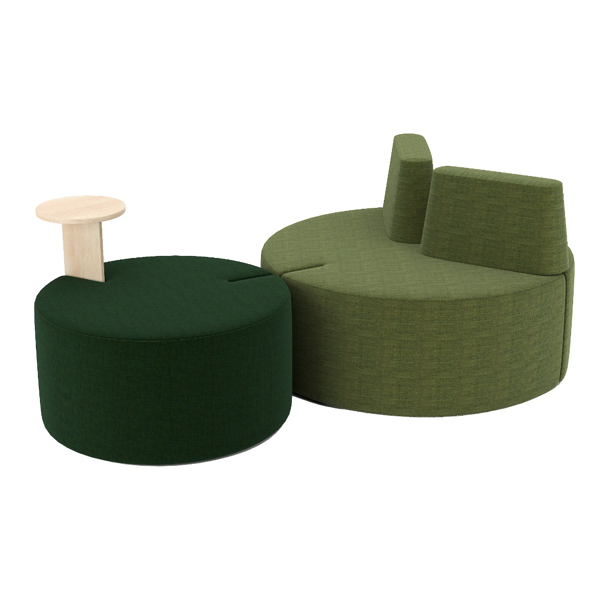 Nowy Styl Hocker Tri.ply Pouff Set 4