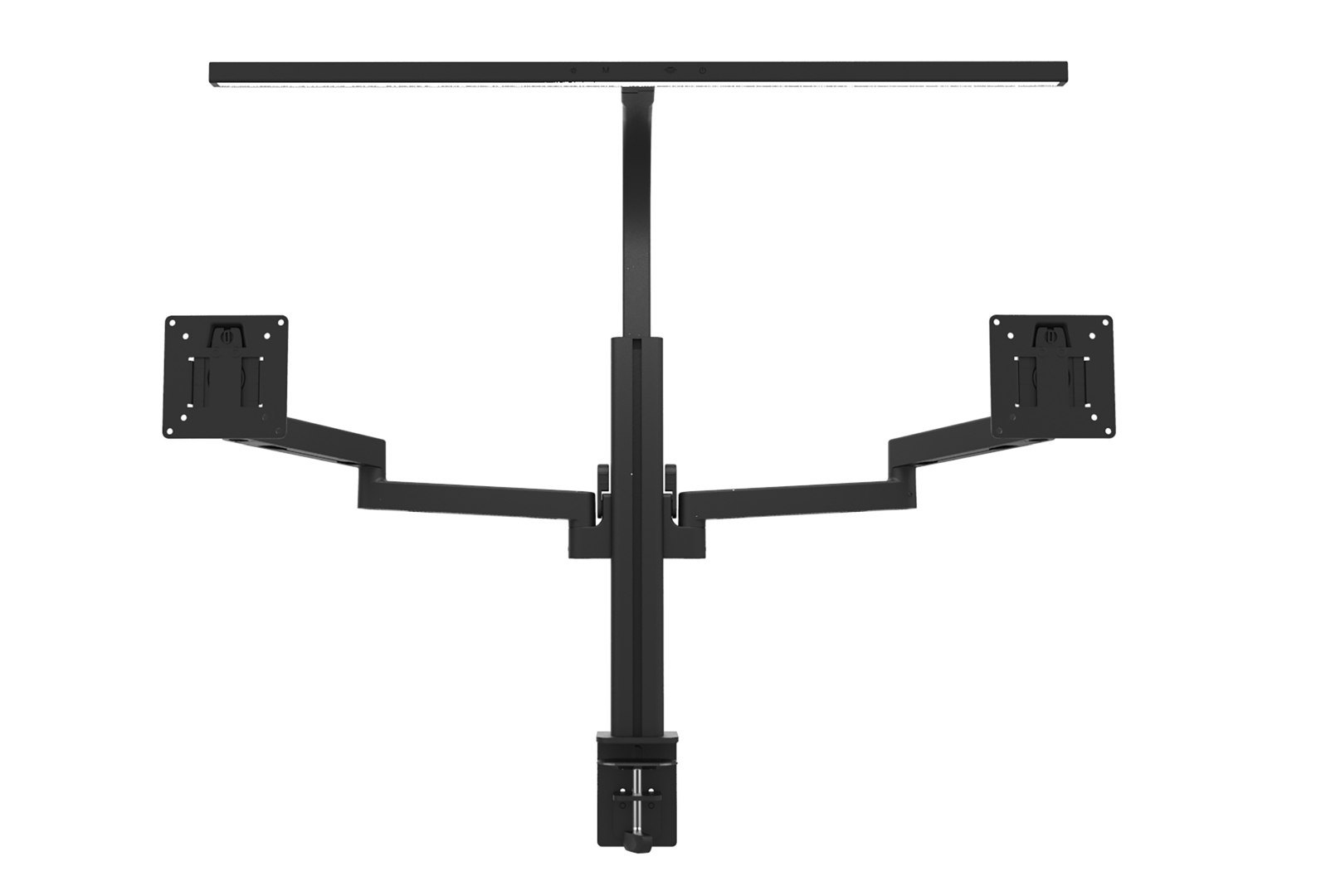 STRATA SCREEN mit integrierter LED-Arbeitsplatzleuchte
