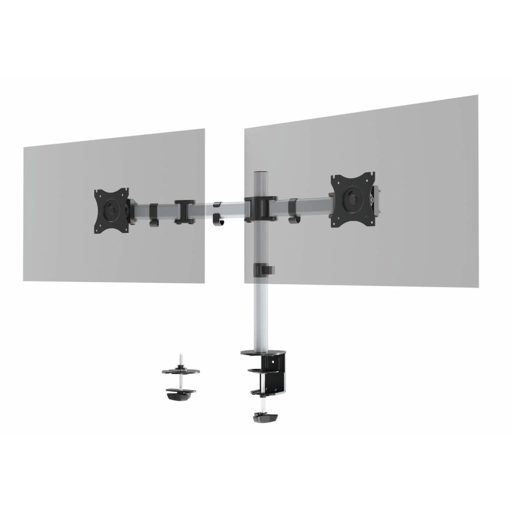 Durable Monitor-Halterung SELECT für 2 Monitore - Tischbefestigung