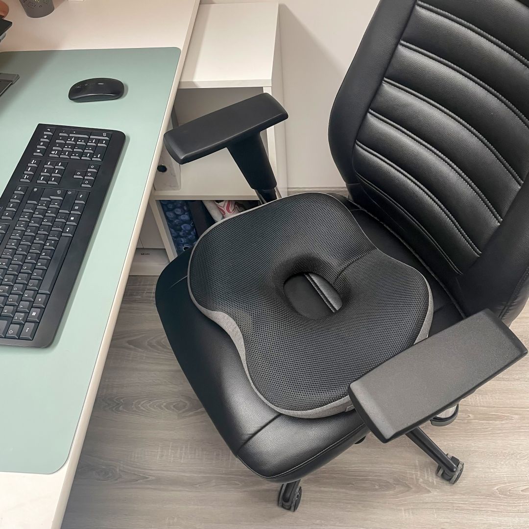 Komfort-Upgrade am Bürostuhl durch Sitzkissen