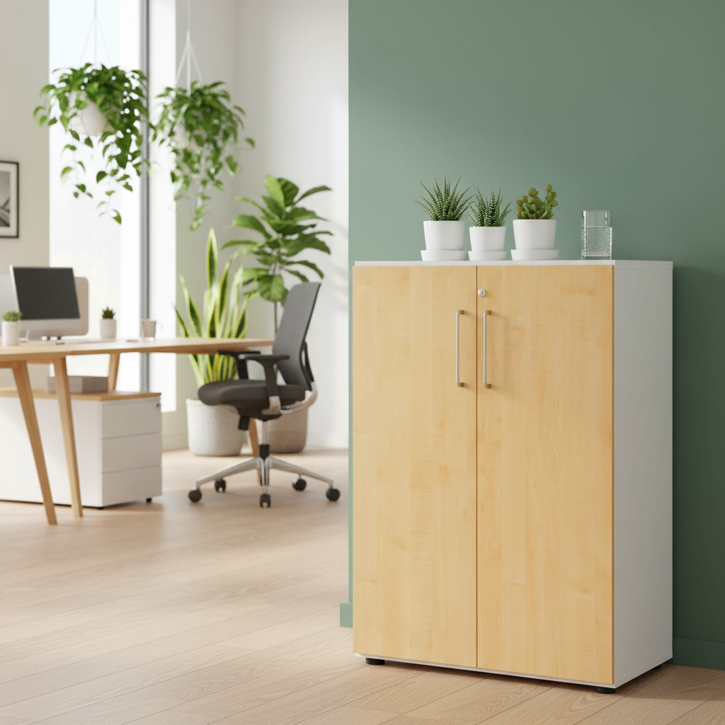 Home Office Stauraum planen - Aktenschrank passend auswählen