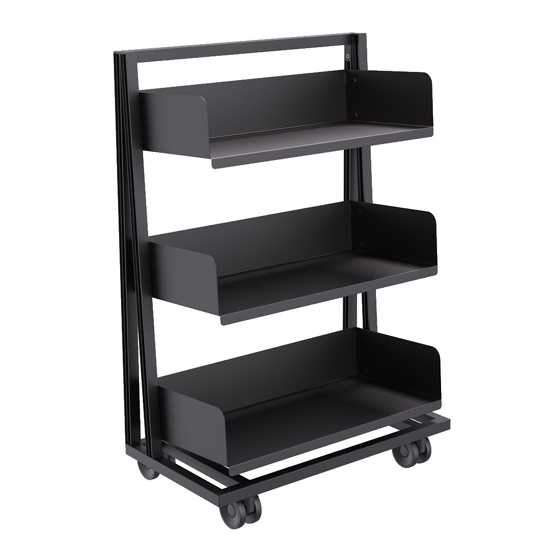apto plus Extend 3D Bücherwagen