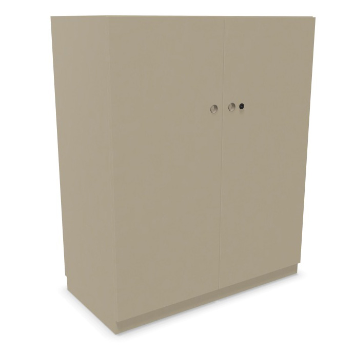 Kleiderschrank Pren Kleiderschrank mit Flügeltüren und Kleiderstange 121 cm hoch