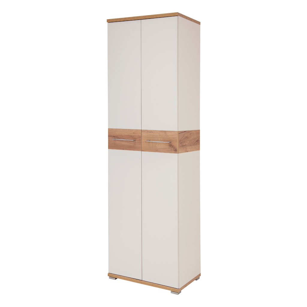Germania Garderobenschrank 3774 Topix - Weiß/Navarra-Eiche