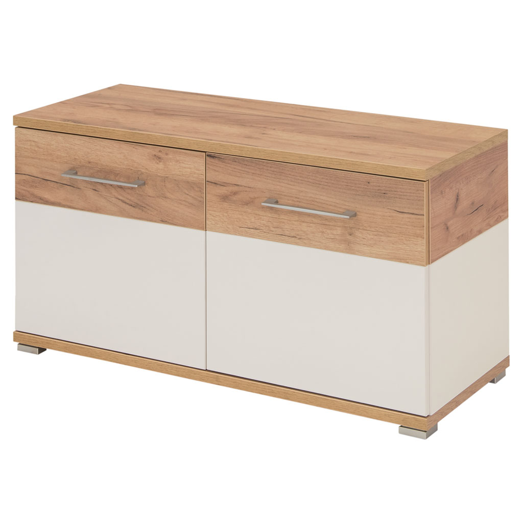 Germania Garderobenschrank 3772 Topix - Weiß/Navarra-Eiche