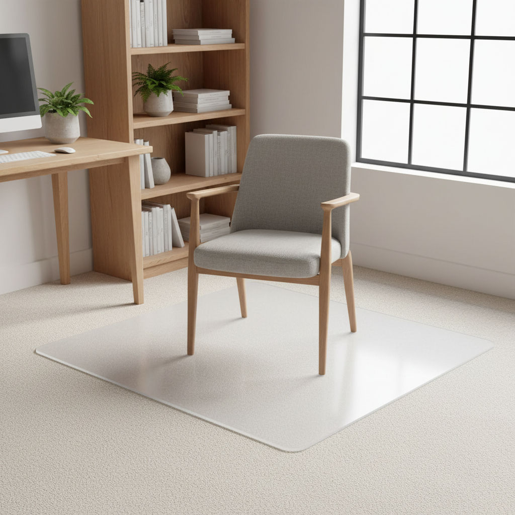 Transparente Floortex Cleartex Advantagemat Bodenschutzmatte für Teppichböden