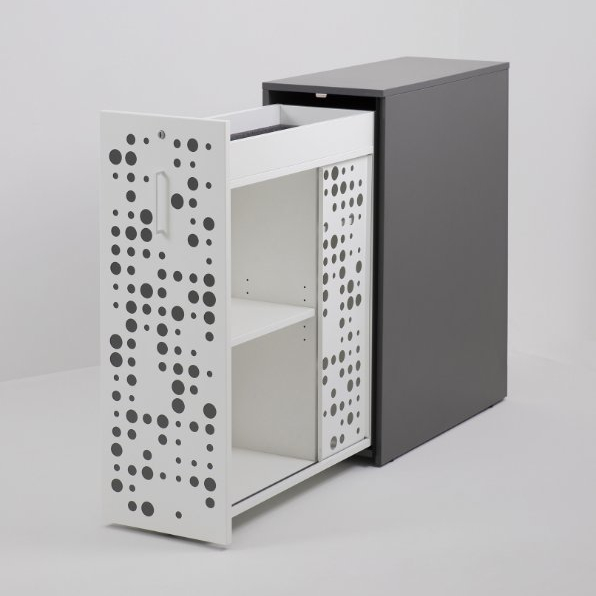 Beistellcontainer neben Schreibtisch
