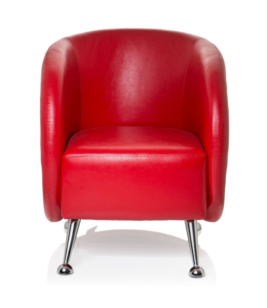Retro-Loungesessel in schmalem Design