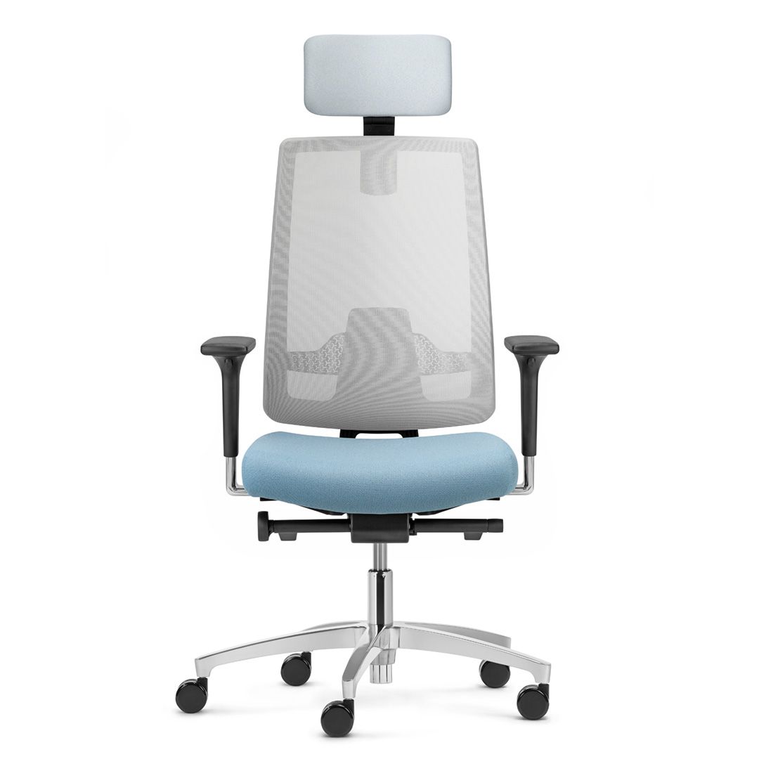 Ergonomischer Bürodrehstuhl mit Netzrücken
