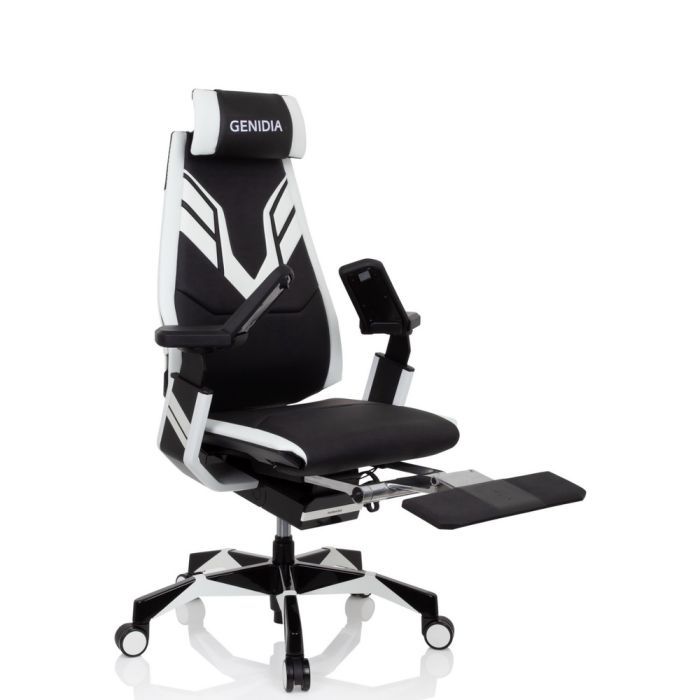 High-End-Gamingstuhl mit Kopf- und Lendenstütze