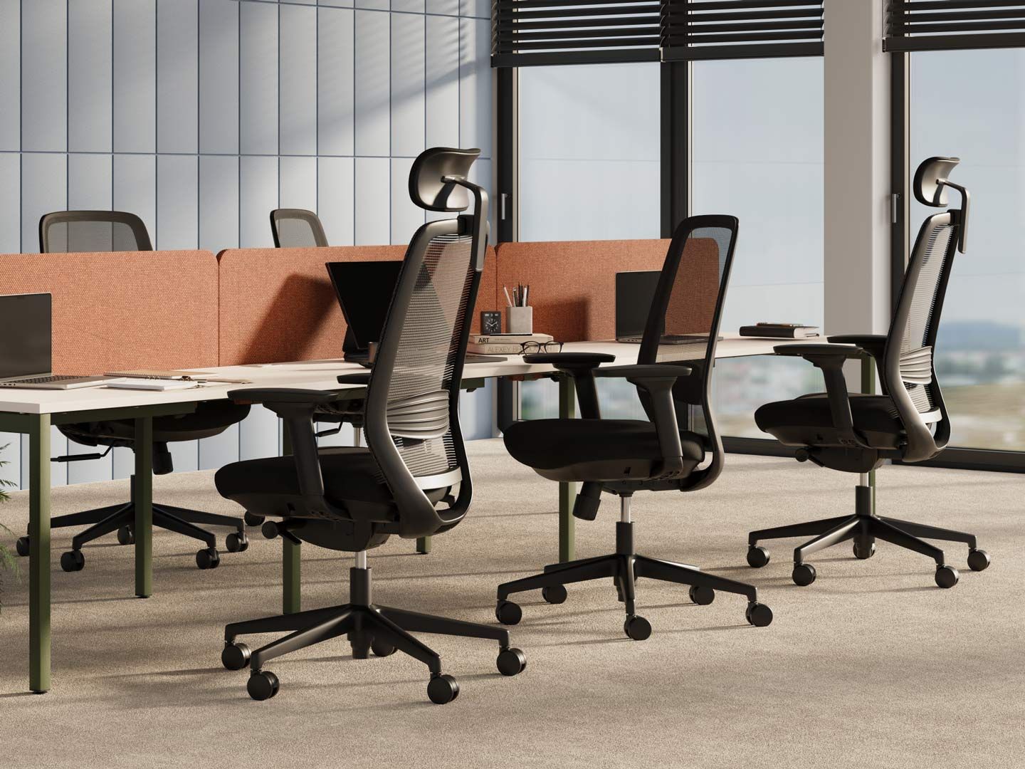 Bürostuhl Elovie mit Kopfstütze von Nowy Styl - Produktbild 3 von 4