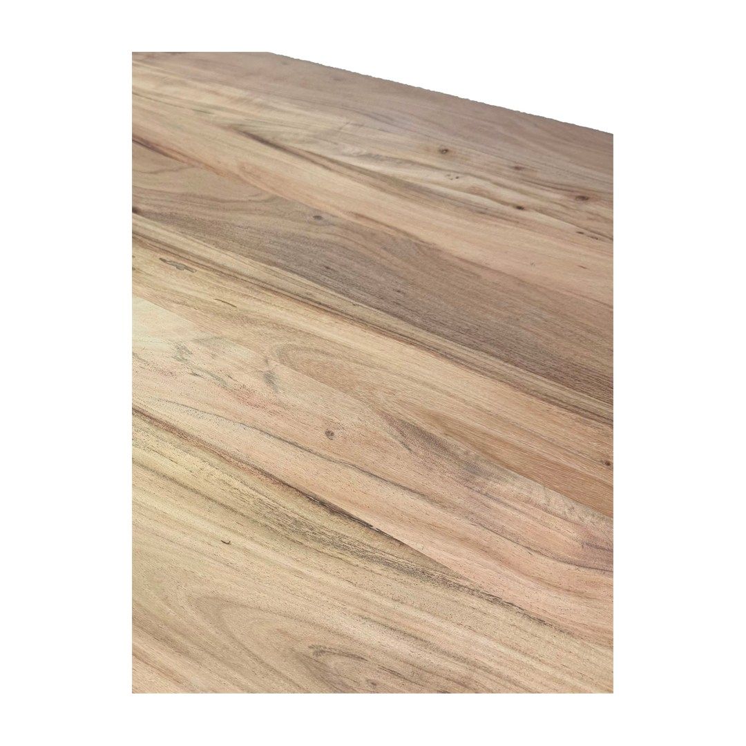 Schreibtisch Akazie Massivholz 180 x 90 cm mit Schublade von Wohnling - Produktbild 5 von 6