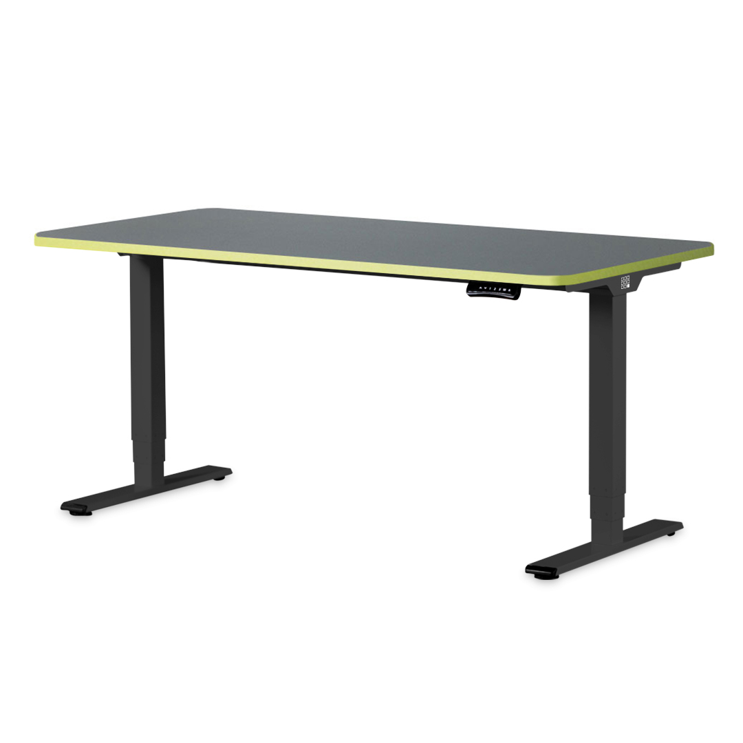 Büromöbel Experte Stayble Color Schreibtisch, 160 cm, elektrisch höhenverstellbar, 2 Motoren