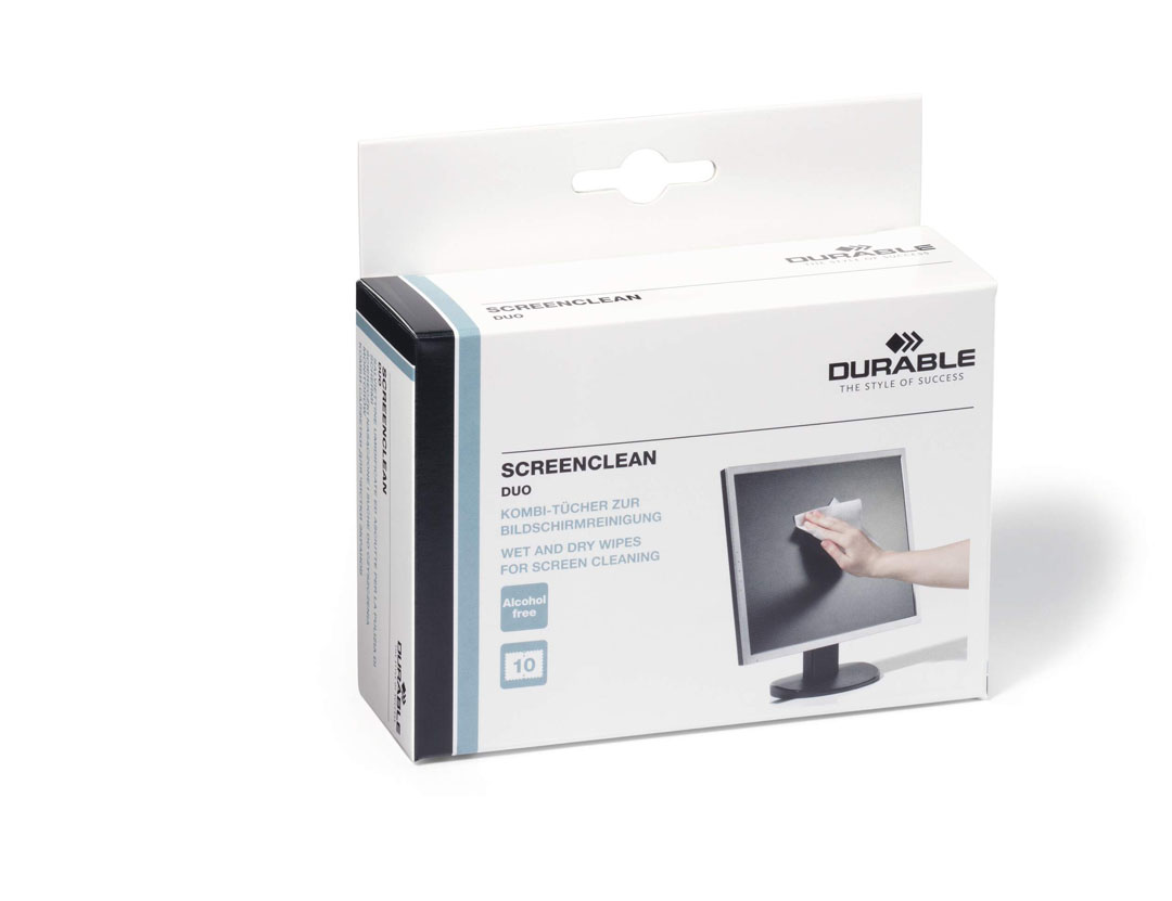 Durable Bildschirmreinigungsset SCREENCLEAN DUO
