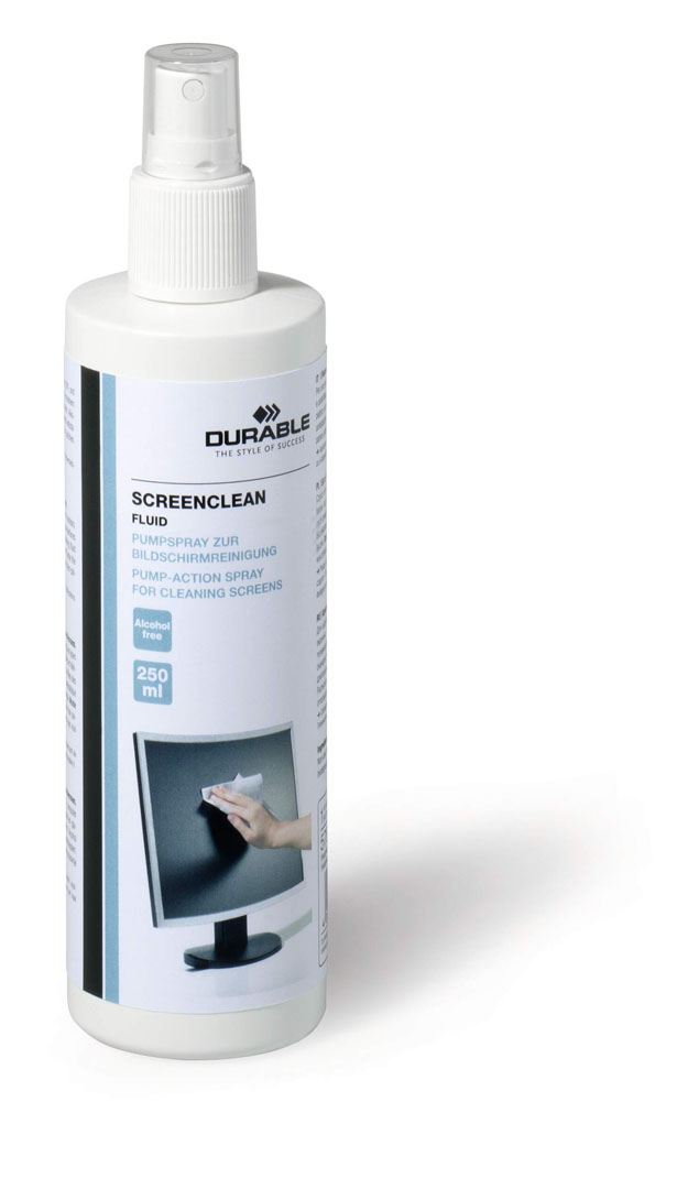 Durable Bildschirmreinigungsspray SCREENCLEAN FLUID 250ml