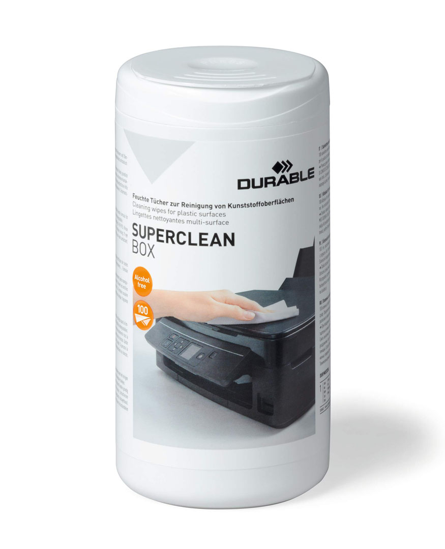 Durable Kunststoffreinigungstücher SUPERCLEAN BOX 100