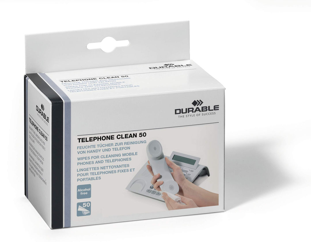 Durable Reinigungstücher TELEPHONE CLEAN 50