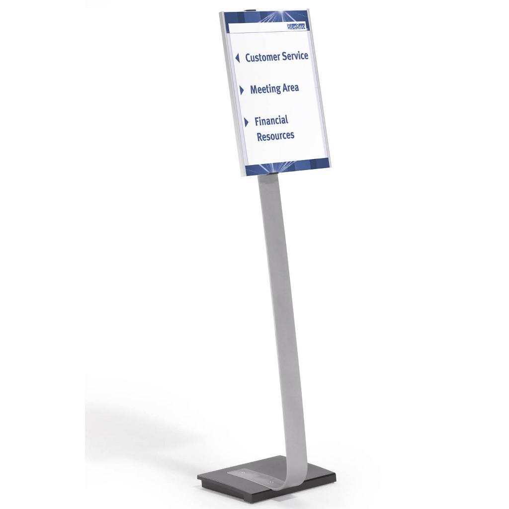 Durable Informationständer A3 - Silber