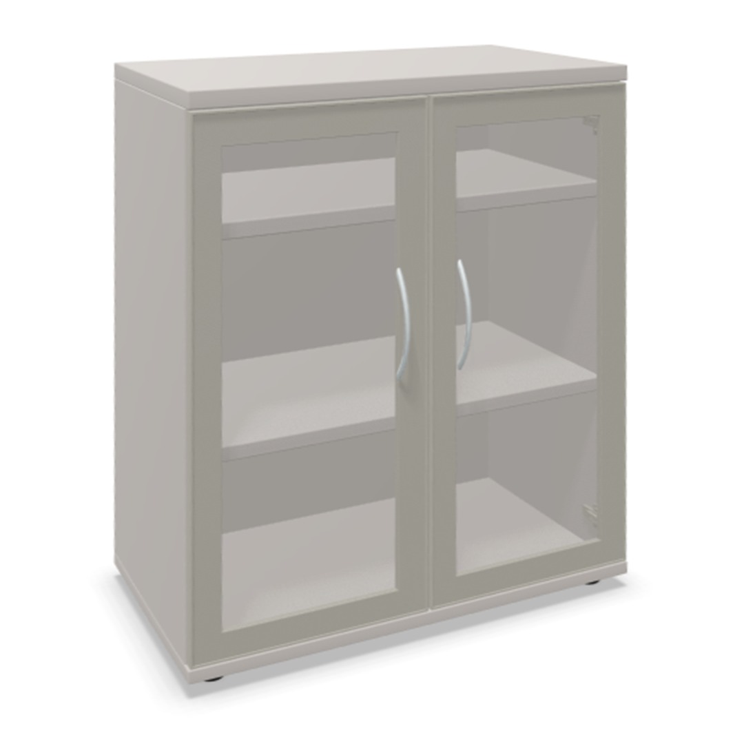 Endless Aktenschrank Alurahmenglastür 2,5 OH