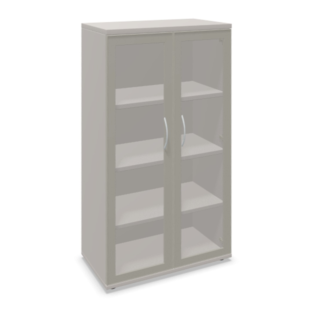 Endless Aktenschrank Alurahmenglastür 4 OH