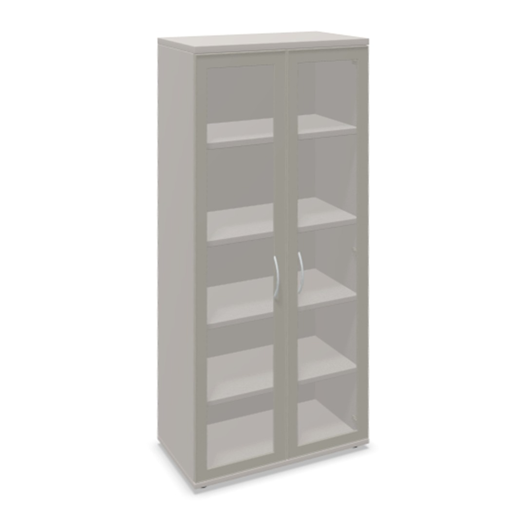 Endless Aktenschrank Alurahmenglastür 5 OH