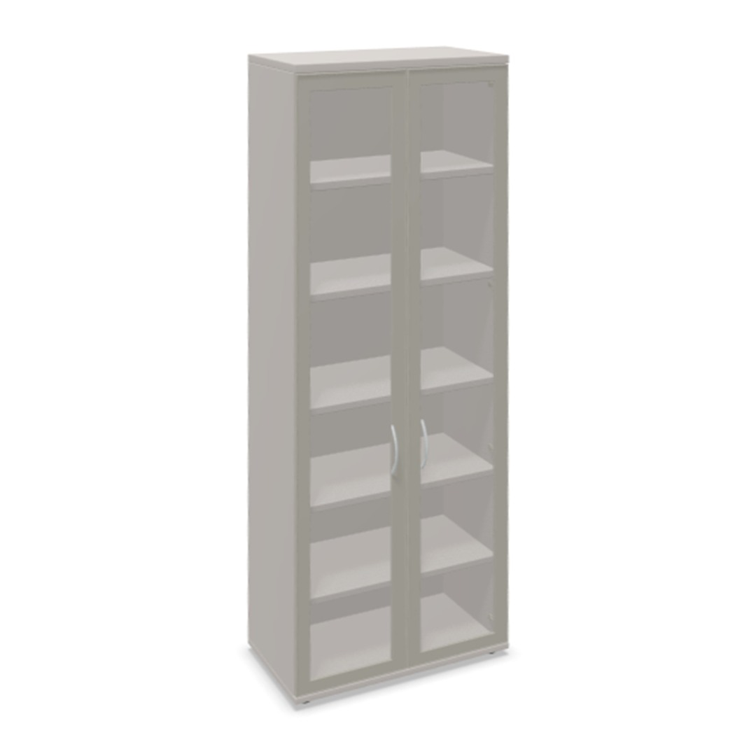 Endless Aktenschrank Alurahmenglastür 6 OH