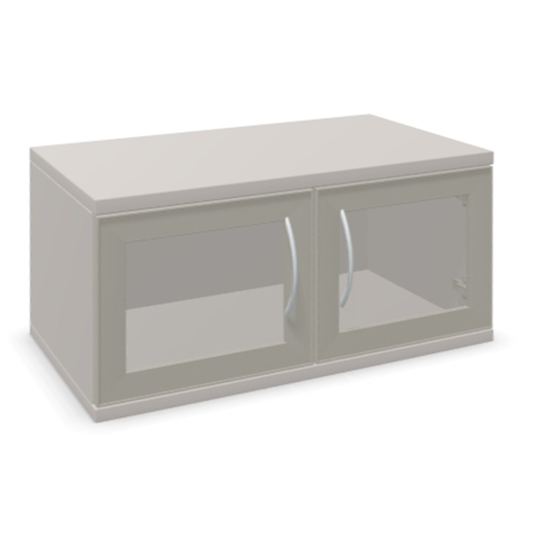Endless Aktenschrank Alurahmenglastür Aufsatz 1 OH