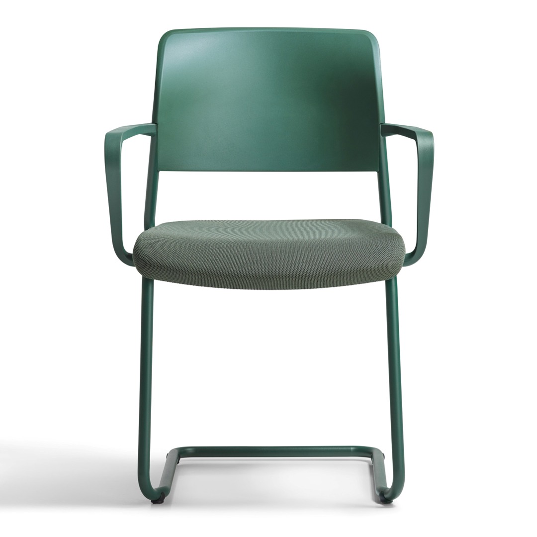 Besucherstuhl Vierbeinstuhl fm asiento mit Vierfußgestell