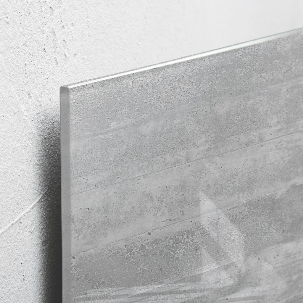 Glas-Magnettafel Artverum im Design Fair-faced Concrete (Sichtbeton-Optik)