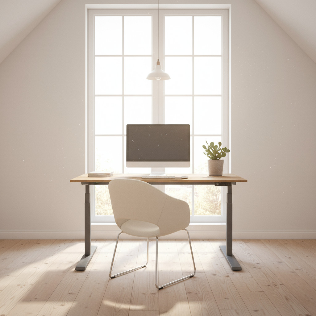 Ergonomischer Bürostuhl im Home Office