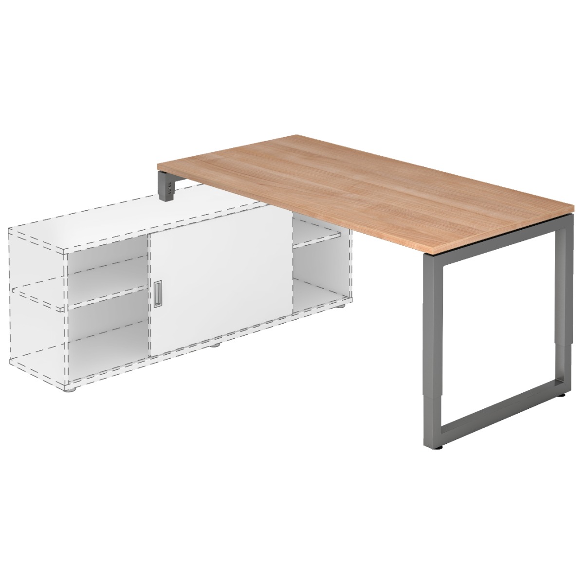 Hammerbacher Schreibtisch zur Auflage zur Auflage R