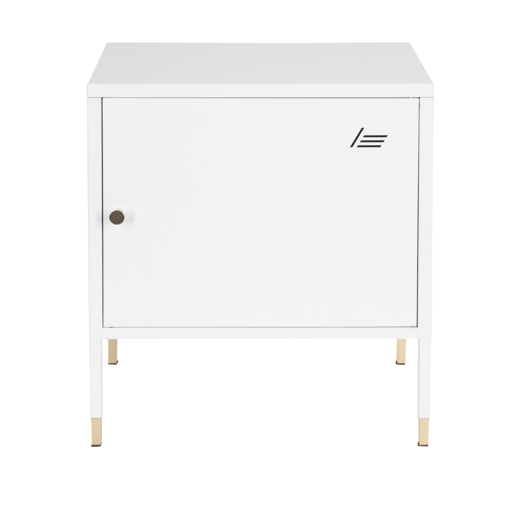 HJH Metallschrank Sideboard UMEO Metall weiß