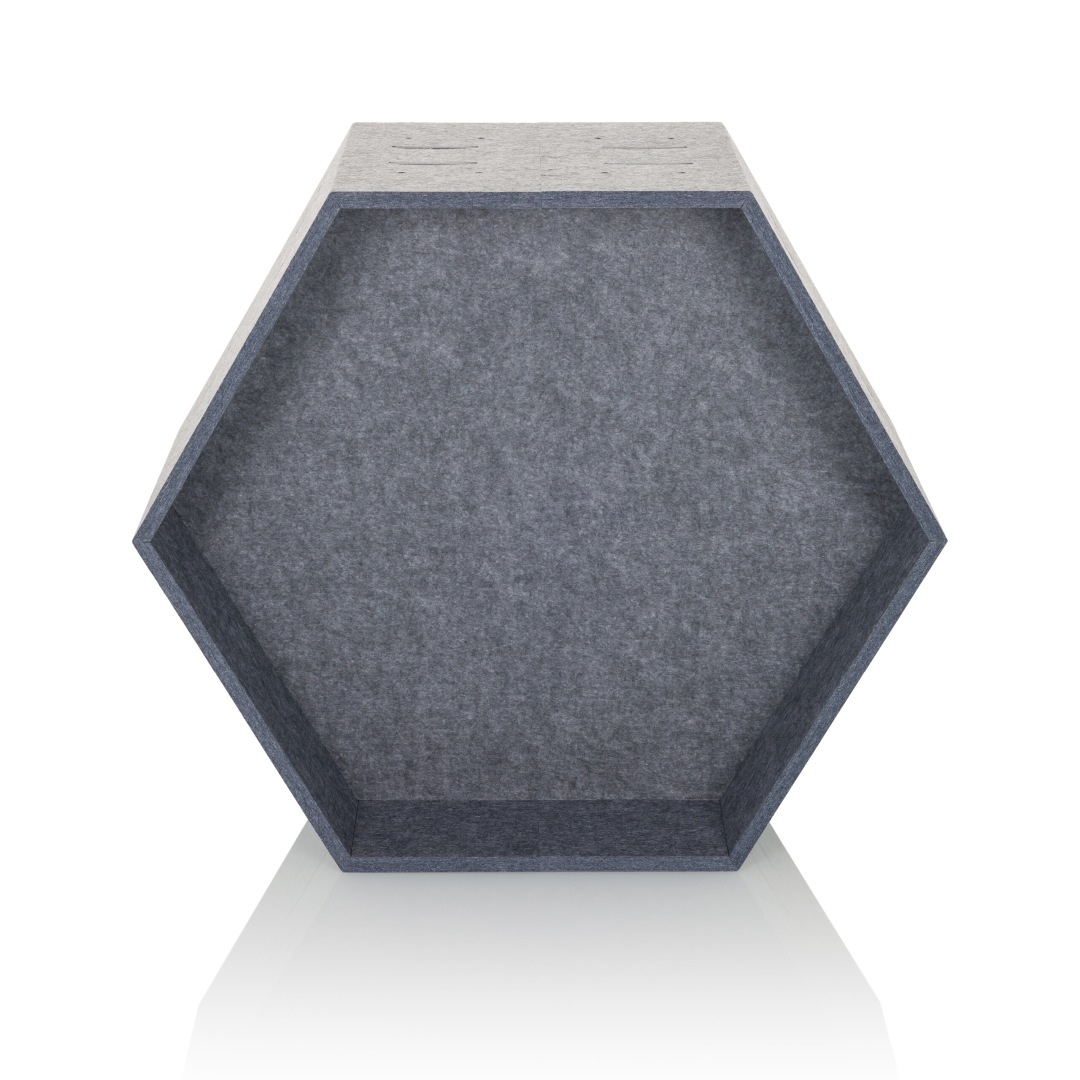 HJH Akustik Trennelement Schallabsorber FLEXMIUT STORE B 36x54,5*25 modular PET grau