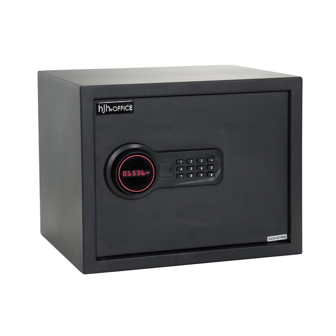HJH Safe Tresor SAFE COMPACT 27l mit LCD Display schwarz