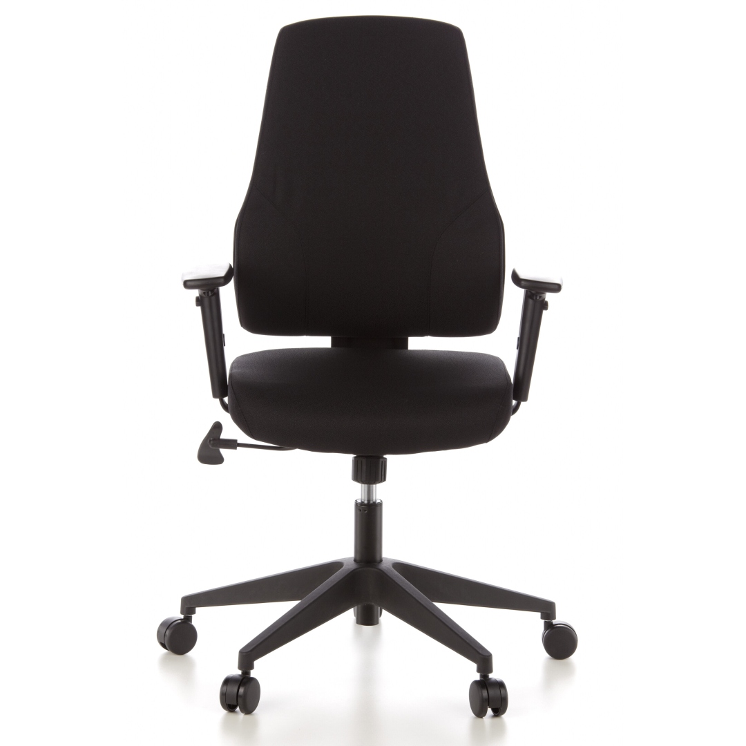 HJH Bürostuhl Drehstuhl PRO-TEC 100 Stoff schwarz Schreibtischstuhl