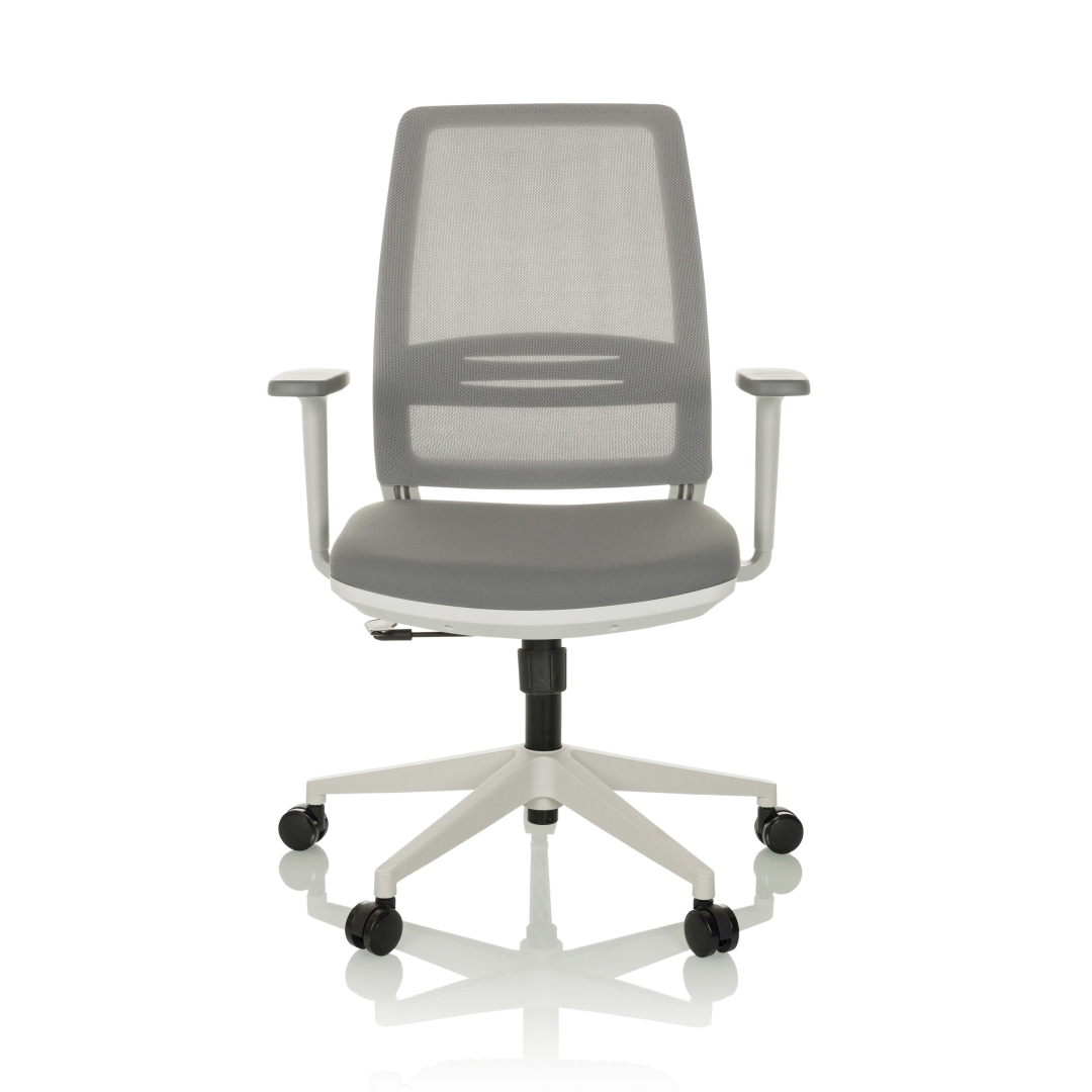 HJH Bürostuhl Drehstuhl PROFONDO ECO W Netzstoff Stoff