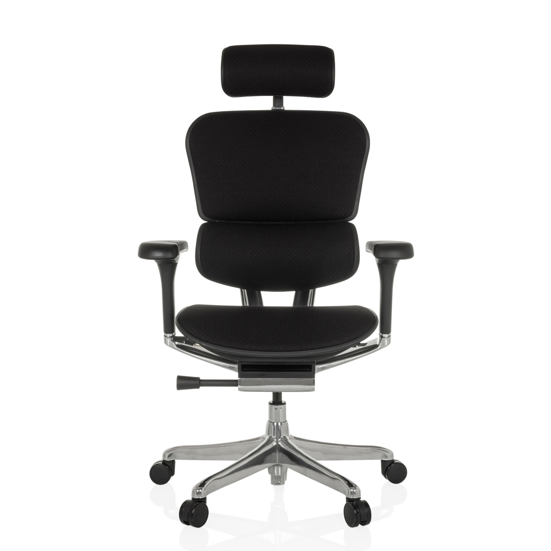 HJH Bürostuhl Chefsessel ERGOHUMAN GEN2 Stoff schwarz