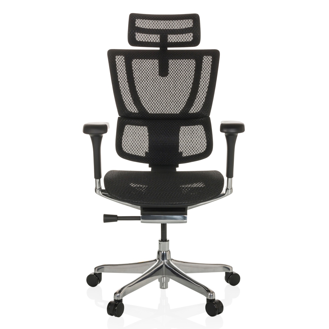 HJH Bürostuhl Chefsessel ERGOHUMAN SLIM GEN2 Netzstoff