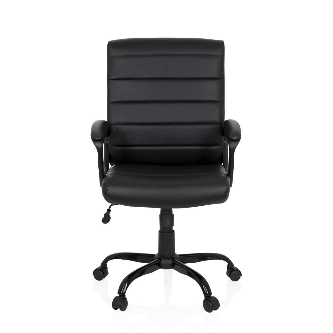 HJH Bürostuhl Chefsessel ERGOSMOOTH BIG Kunstleder schwarz