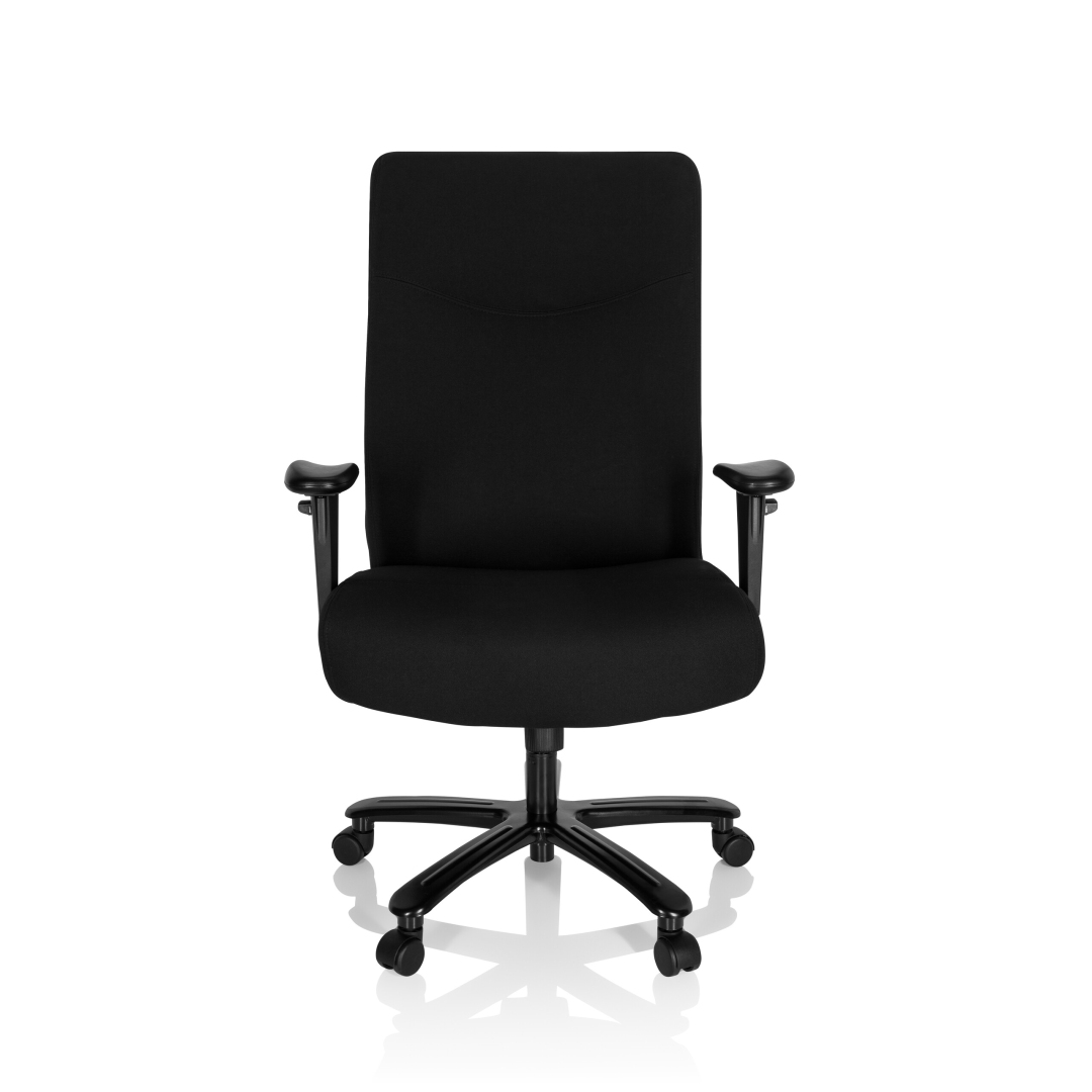 HJH Chefsessel XXL EVEREST I Stoff schwarz