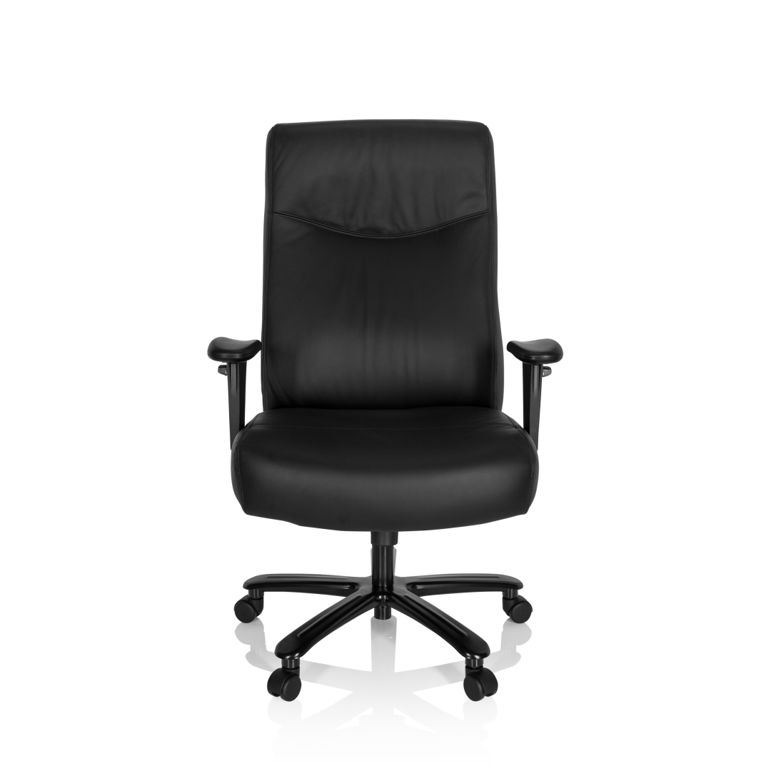 HJH Chefsessel XXL EVEREST II Leder schwarz