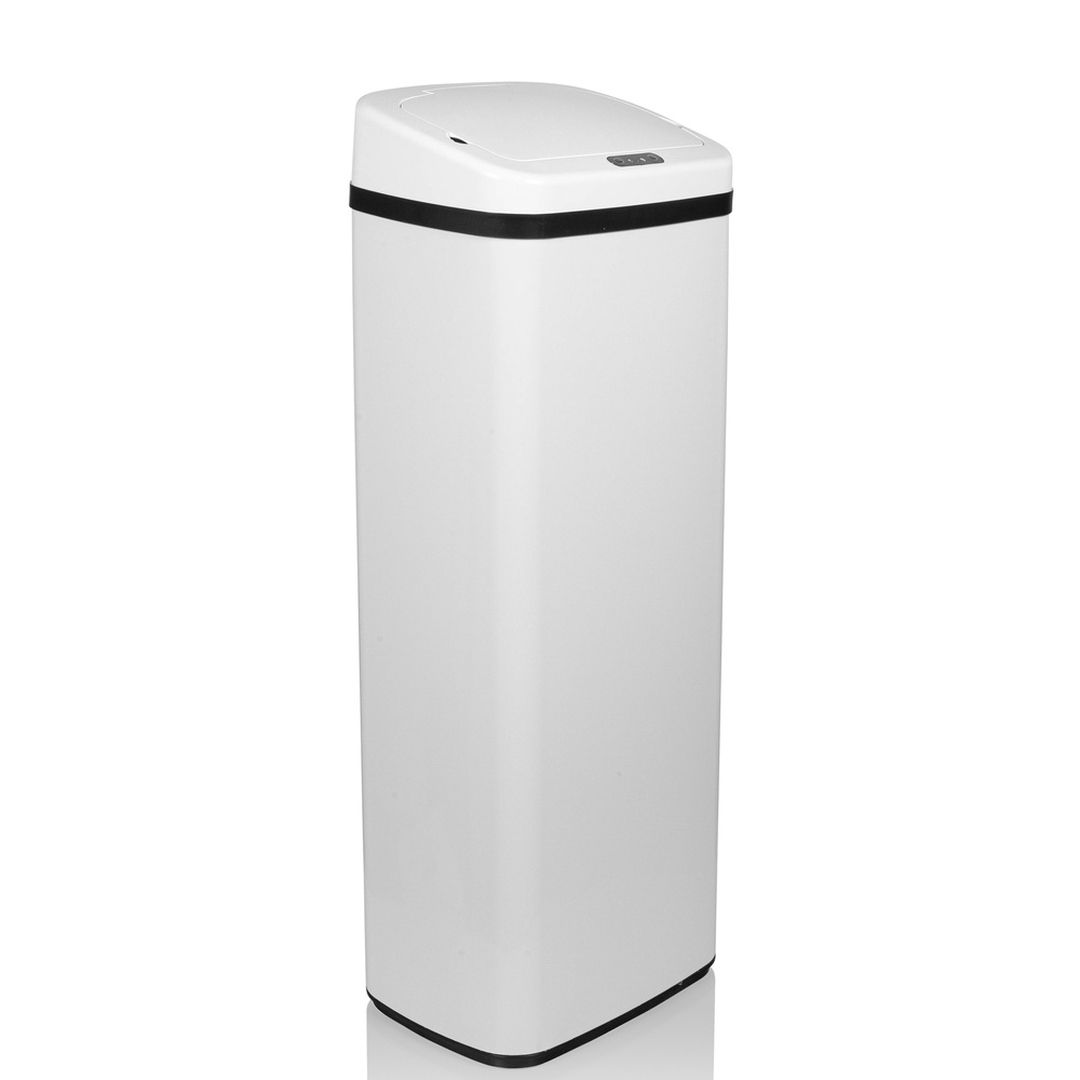 HJH Abfallsammler Mülleimer CLEAN V mit Sensor 50L Stahl