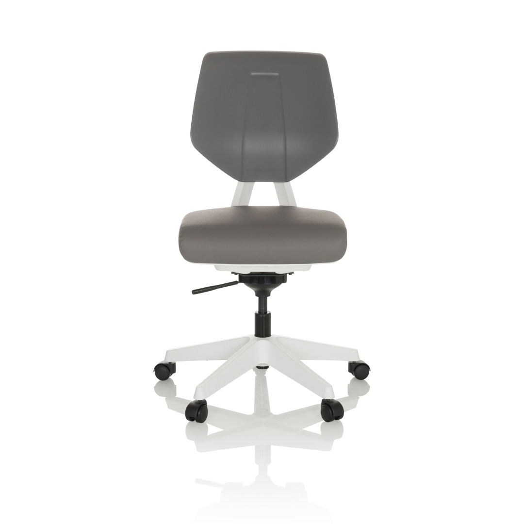 HJH Arbeitsstuhl Bürostuhl MOVE WORK 3D Kunststoff/PVC grau