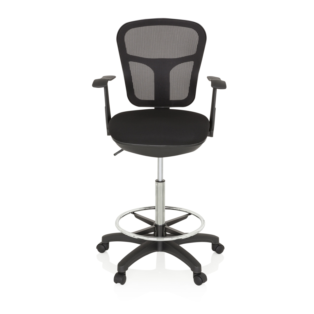 HJH Arbeitsstuhl Counterstuhl TOP WORK 108 Netz schwarz