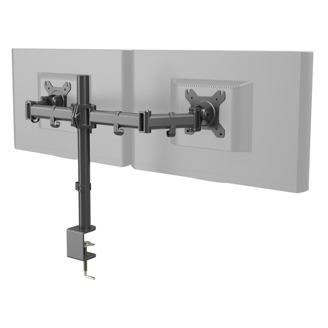 HJH Monitorhalterung VM-MF2 - 2 Monitore 13 - 27 Zoll schwarz