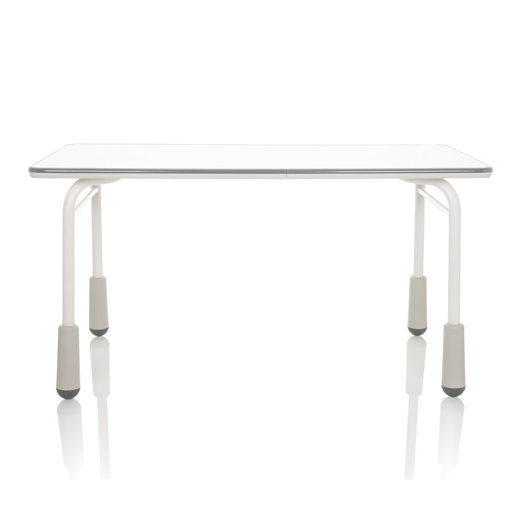 HJH Kinderschreibtisch KID GRO T 120x60 cm höhenverstellbar hellgrau