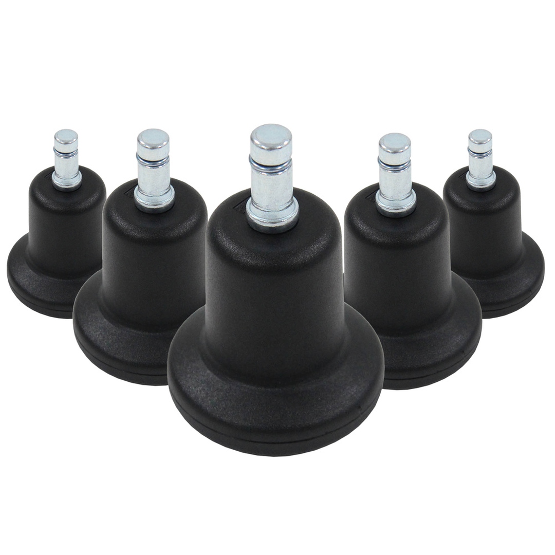 HJH 5x Bodengleiter STAND klein No. 11 Stift 11 mm 50 mm Standfüße (5er Pack)