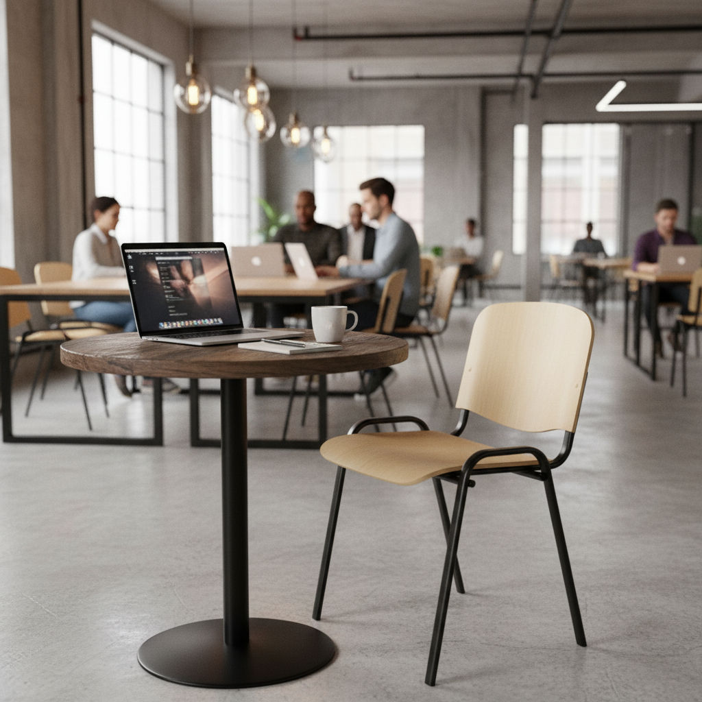Nowy Styl Konferenzstuhl ISO Wood