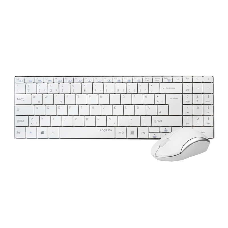 2direct 2.4 GHz Wireless Tastatur & Maus Set mit Autolink Funktion