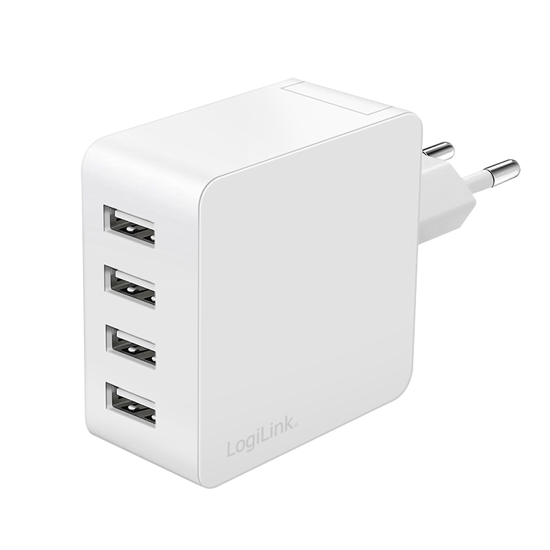 2direct 4-fach-USB-Steckdosenadapter 24 W 4x USB-A
